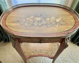 Detail of side table