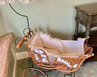 Baby carriage with umbrella