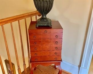 1 of 2 flatware chests