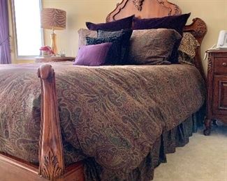 Hickory Chair "French Collection" queen bed