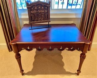 Lane tea table and sculpture