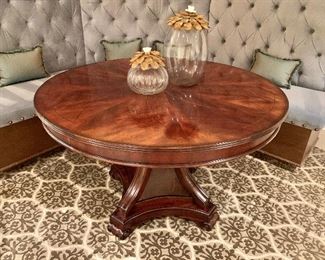 Fine Furniture Design inlay pedestal table