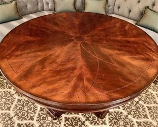 Fine Furniture Design inlay pedestal table