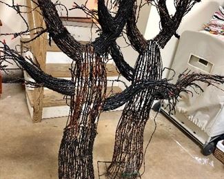 Halloween cactus with lights