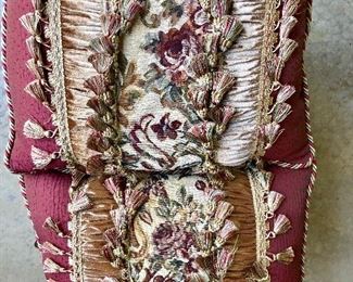 Pair of custom, down pillows