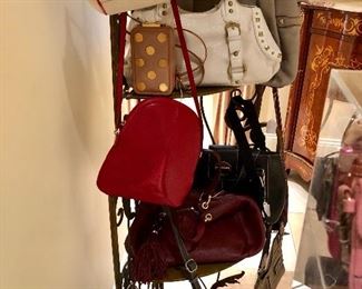 Purses and stand