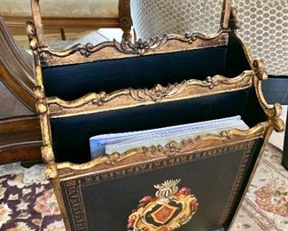 Metal magazine holder