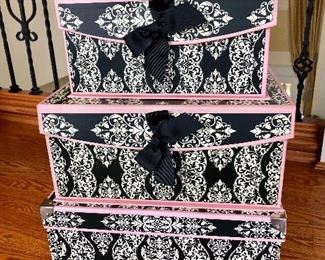 Colorful boxes for organizing