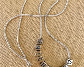 Sterling necklace "Michelle"
