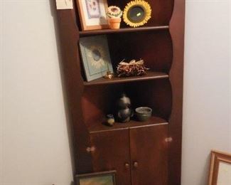 corner cabinet, misc