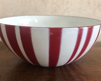 Catherine Holm 6"enamel striped bowl