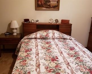 Super Retro Double Bed with night stand and dressers