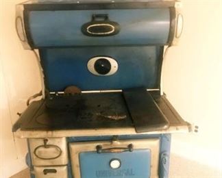 Excellent condition blue enamel stove