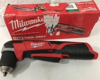 Milwaukee M12 12 Volt Angle Drill.