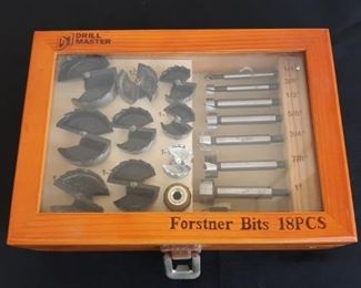 Drill Master 18 Pc Forstner Bits In Original Box