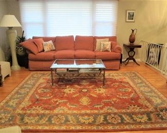 Drexel Ribbed Cotton Sofa
