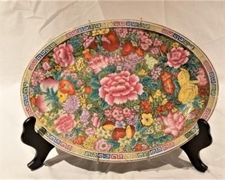 Lot #70  Antique Chinese platter  $70.00