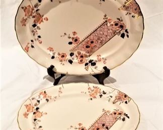 Lot #89  Pair of Aesthetic Victorian platters   35.00