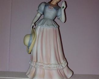 Pretty vintage lady figurines