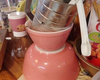 Everybody loves some pink Pyrex