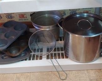 Pots pans and more