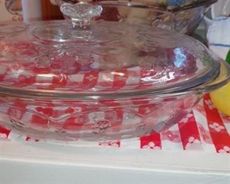 Princess House casserole dish and Bowl