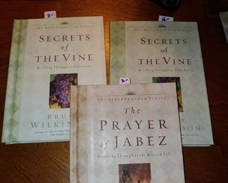 Bruce Wilkinson books my favorite is secrets of the Vine! In this little book you'll learn to appreciate & understand how God prunes us... so we can grow!!