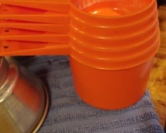 Vintage Tupperware measuring cups