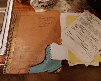 Wonderful old book of handwritten recipes