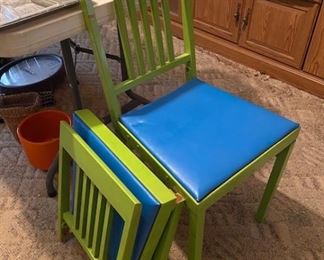 Vintage Leg-O-Matic Folding Chairs Sold by Air Stream