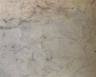 Marble Topped Crescent Table