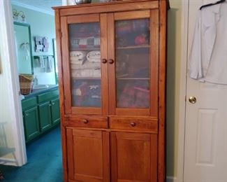 Oak screen Pine cabinet five star