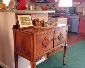 Queen Anne paw foot sideboard