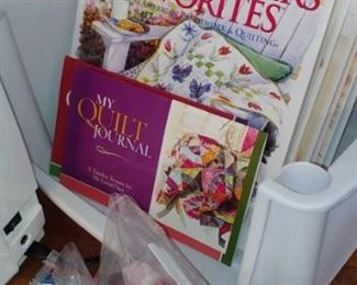 Amazing craft room with quilting items and more
