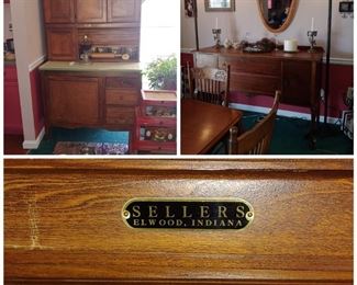 Oak sellers Hoosier cabinet