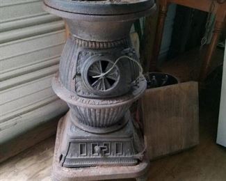 Antique cast iron stove