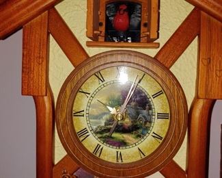 Thomas Kinkade cuckoo clock