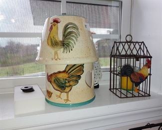 Lots of Rooster decor