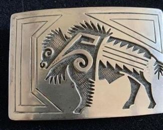 Sterling belt buckle