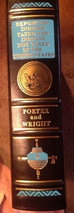Easton press, Report on Indians taxed and not taxed...
