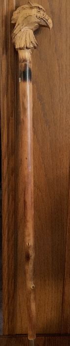 Hand carved walking stick from Germany