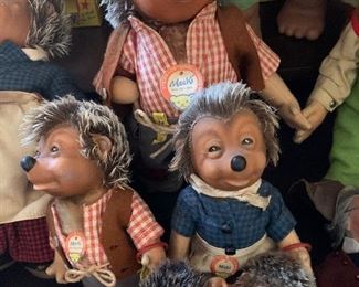 Mecki Steiff hedgehogs