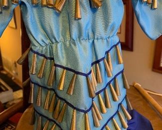 Hand made jingle dress for a doll