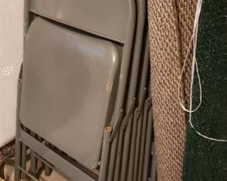 Metal chairs