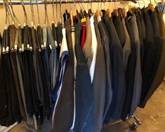Men’s suits and slacks