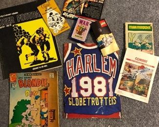 Harlem globetrotters game book and other pamplets