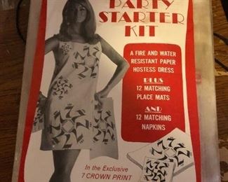 vintage segrams party kit