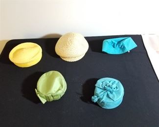 Assortment of Vintage Ladies Hat