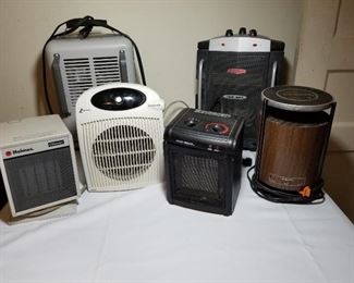 Six Electric Heaters