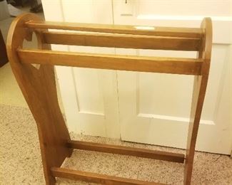 Wood Quilt Rack